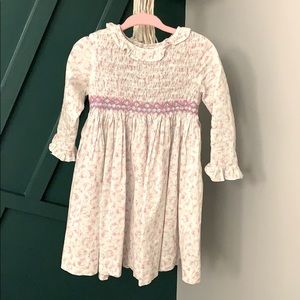 Baby Girl Long Sleeve Smocked Dress
